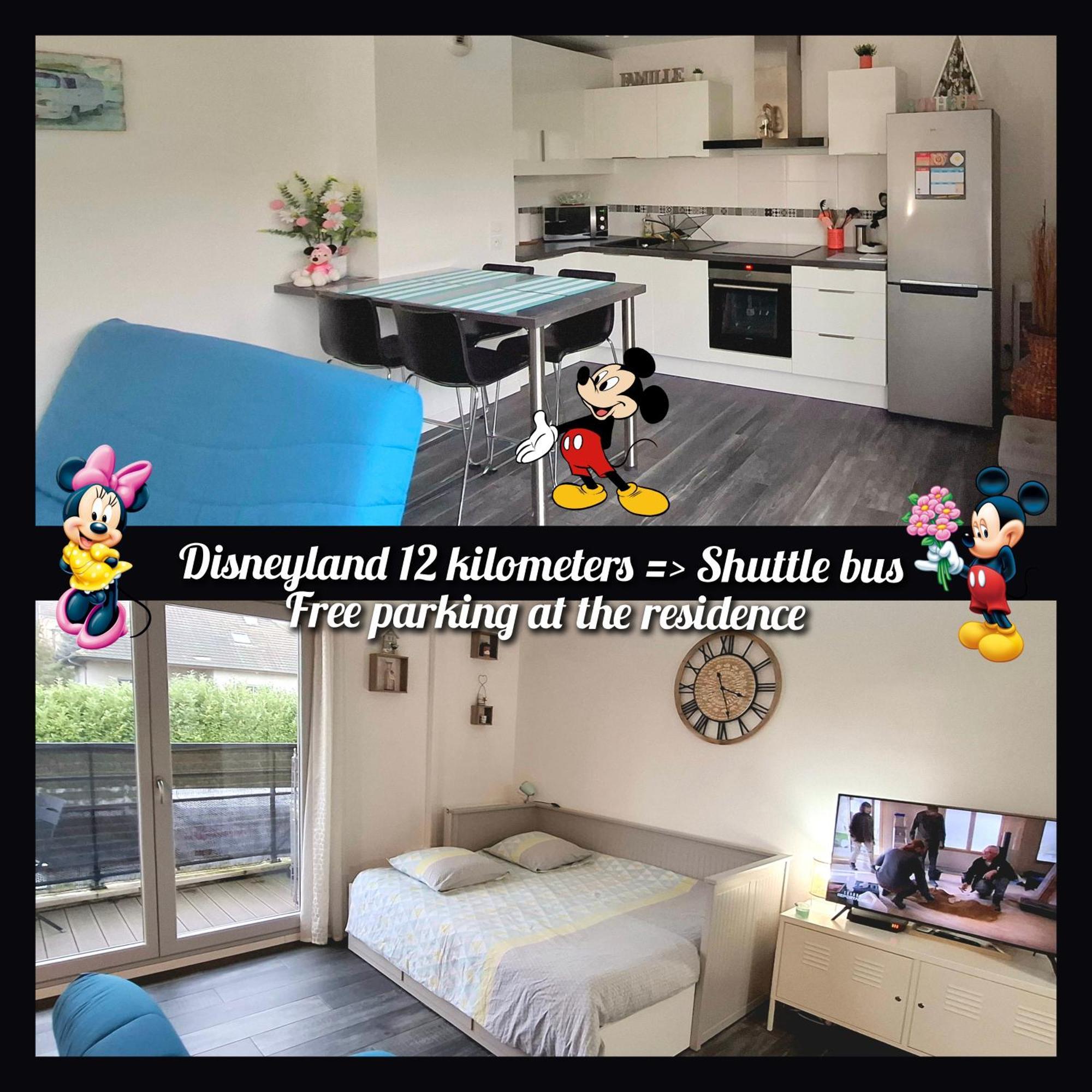 Appartement Studio O Fil De L'O A 12 Kilometres De Disneyland Paris Crecy-la-Chapelle Eksteriør billede
